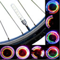 LED Bike Light Valve Cap Flashing Lights Wheel Lights Mountain Bike MTB Bicycle Cycling Waterproof Portable Warning Easy to Install Cell Batteries Battery Cycling / Bike / IPX-4