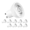 LED Bulb 10pcs Lampada GU10 6W 220V-240V Bombillas LED Lamp Spotlight Lampara LED Spot Light 38 degree 85-265V miniinthebox