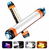 led camping light,  6 light modes,  usb rechargeable,  ip68 waterproof,  multi-function lantern flashlight with usb ports for emergency,  survival kits,  hiking,  fishing and more