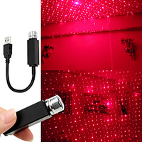 LED Car Roof Star Night Light Projector Light Interior Ambient Atmosphere Galaxy Lamp Decoration Light USB Christmas Gift Lamp Adjustable Multiple Lighting Effects miniinthebox