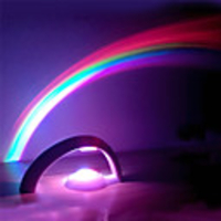 LED Colorful Rainbow Night Light Romantic Magic Sky Rainbow Projectior Lamp For Children Bedroom Living Room Home Decoration