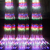 LED Curtain Flow Lamp Waterfall Light 3x3m 320 LEDs Waterproof LED String Lamp Meteor Shower Rain Fairy Light for Cristmas Window Holidays Decoration