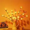 LED Decor Lights 75cm 20 LED Maple Leaf Branch Lights AA Battery Powered LED Willow Branch Flexible Light Tall Vase Filler Willow Twig Lamp For Home Decoration Lighting miniinthebox