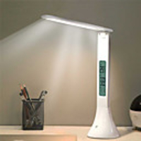 LED Desk Lamp Foldable Dimmable Touch Table Lamp with Calendar Temperature Alarm Clock table Light night lights