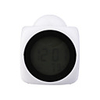 LED Display English Sound Projection Clock (White)