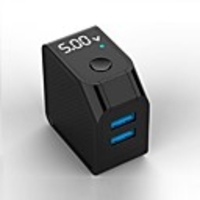 LED Display Intelligent Fast Charging Head Power Adapter Automatic Power-Off Dual USB Cell Phone Charger Quick