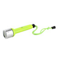 LED Diving Flashlight with 4 AA Batteries (Yellow)