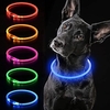 LED Dog Collar USB Rechargeable Nylon Dog Flashing Collar Adjustable with Steady Flash Blink Light miniinthebox