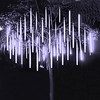 LED Falling Rain Lights Meteor Shower Lights Christmas Lights 50cm 10 Tube 540 LEDs,  Falling Rain Drop Icicle String Lights for Christmas Trees Halloween Decoration Holiday Wedding AC 100-240V