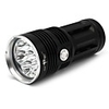LED Flashlights / Torch Battery Chargers Waterproof Rechargeable 11000 lm LED LED 7 Emitters 3 4 Mode Waterproof Zoomable Rechargeable Nonslip grip Pocket Camping / Hiking / Caving Everyday Use