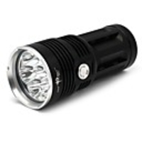 LED Flashlights / Torch Battery Chargers Waterproof Rechargeable 11000 lm LED LED 7 Emitters 3 4 Mode Waterproof Zoomable Rechargeable Nonslip grip Pocket Camping / Hiking / Caving Everyday Use