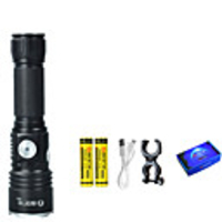 LED Flashlights / Torch Black Light Flashlights / Torch Headlight LED Emitters 4 Mode with Batteries and USB Cable LED 2 in 1 Camping / Hiking / Caving Everyday Use Cycling / Bike Outdoor USB Cold