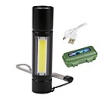 LED Flashlights / Torch Handheld Flashlights / Torch Flashlight Body 2300 lm LED Emitters 3 Mode with Battery and USB Cable Portable Windproof Cool Easy Carrying Wearproof Camping / Hiking / Caving