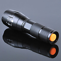 LED Flashlights / Torch Waterproof Zoomable 3000 lm LED Emitters 5 Mode with Battery and Charger Waterproof Zoomable Rechargeable Adjustable Focus Super Light High Power Camping / Hiking / Caving