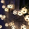 LED Football String Lights Euro Cup 3M 1.5M Battery or USB Operation World Cup DIY Football Fairy Lights Bar KTV Club Party Children