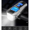 LED Front Bike Light Bike Light with Horn Bike Computer Speedometer Bicycle Cycling Waterproof 3 in 1 Multiple Modes Smart Induction 350 lm Rechargeable USB White Cycling / Bike / Super Bright / 120 miniinthebox