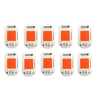 LED Grow Chip 10pcs 6pcs 20W 30W 50W COB Chip LED Lamp 220V 240V No Need Driver for Flood Light Spotlight Lampada DIY Lighting miniinthebox