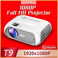 LED Mini Projector Built-in speaker Mini Handheld Pocket Portable WIFI Projector Keystone Correction 1080P (1920x1080) 200 lm Compatible with HDMI USB miniinthebox
