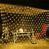 LED Net Lights Curtain String Lights 6Mx4M 672LEDs 3Mx2M 200LEDs 1.5Mx1.5M 96LEDs White Warm White Blue Multi Color for Room Party Décor Linkable 220V miniinthebox