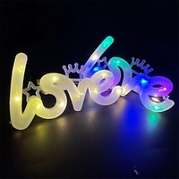 LED Night Light 1pcs 4pcs 10pcs Love Lights LED 520 Love Shape Confession Valentine