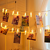 LED Photo Clip String Lights 1.5M 3M 6M Fairy Lights Outdoor Battery Operated Garland Christmas Decoration Party Wedding Xmas