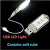 LED Reading Light Night Light Decorative USB Flexible Energy Efficient LED Bead Gooseneck Bright Light Portable 1pc