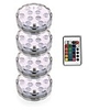 LED Remote Control RGB Diving Lights Battery-Powered Underwater Night Lights Outdoor Party Garden Swimming Pool Decoration Light