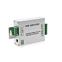 LED RGB Amplifier DC12 - 24V 24A 4 Channel Output RGB LED Strip Power Repeater Console Controller