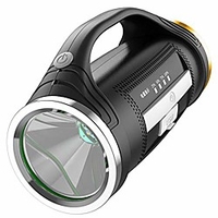 led searching flashlight usb rechargeable 500m 15/30hours outdoor flashlight for hunting camping hiking caving (t6 5000w)