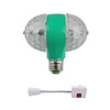 LED Seven -Color Projector Lamp Lights Party Rotating Magic Ball Light Christmas KTV Bar Stage Lights Crystal Double-Headed Ball Colorful Light (with E27 Plug Adapter)