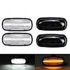 LED Side Marker Indicator Repeater Lights Amber/White for Land Rover Freelander Discovery Defender