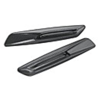 LED Side Marker Lights Repeater Indicator Lamps F1 Style Carbon Smoke For BMW E81 E82 E87 E88 E90 E91 E92 E93 E60 E61 E10 E39