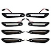 LED Side Marker Lights Turn Signal Lamps White/Yellow Pair For BMW E46 E60 E82 E88 E90 E92 E93