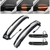 LED Side Wing Mirror Turn Indicator Lights Black/Clear Lens for Nissan Qashqai X-trail Juke Navara Pathfinder