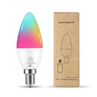LED Smart Bulbs 5 W 400 lm E14 C37 20 LED Beads SMD 2835 APP Control Smart Timing RGB CW 100-240 V