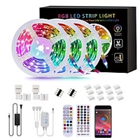 Led Smart Strip Light 5050 98.4Ft-3X10M Ultra-Long Music Sync RGB Lights 540LEDs SMD5050 10mm App Control Dimmable Color Changing Tape Light for Bedroom Home TV Party