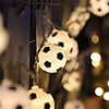 LED Soccer Balls String Garland Decoration Bedrooms Home Theme Party Christmas Decorative Football Fairy Lights Battery