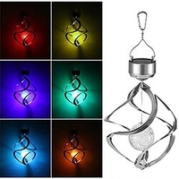 LED Solar Wind Chimes 7-Color Changing Hanging Light Home Garden Decoration Outdoor Courtyard Hanging Wind Chimes Lights miniinthebox