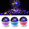 LED Star Galaxy Projector Lamp 360 Degree Rotating Night Scape Starry Sky Moon Projector 8 Colors Changing Kids Sleep Night Light for Christmas Gift Bedroom Decoration Globe Shape Projection Pink Blue miniinthebox