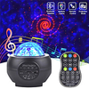 Led Starry Sky Projector Usb Speakers Night Light Romantic Colorful Starry Sky Projection Lamp With Remote Control Party Bedroom Decor Halloween Gift miniinthebox
