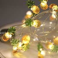 LED String Light 2M 20LED String Light AA Battery Powered Pineapple Fairy Lights Warm Light Garland Party Wedding Decor Lighting miniinthebox