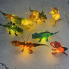LED String Light 5M 20 LEDs Solar Powered String Lights Jurassic Dinosaur Animal lights Warm White RGB White Christmas New Year