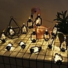 LED String Light Garland Ramadan Festival Retro Kerosene Lamp Strings Home Decorative Light String for Bedroom Party Coffee house