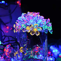 LED String Lights 7m 50 LEDs Outdoor Waterproof Set Mounting Bracket Multi Color Wedding Party Holiday Wedding 2V miniinthebox