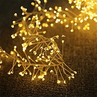 LED String Lights Copper wire LED Firecracker String Lights 2.5M 100LEDs 5M 200LEDs Battery Operated Firecracker Fairy Lights For Christma Tree Wedding Party Holiday Home Decoration miniinthebox