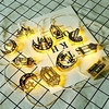 LED String Lights Ramadan Festival 1.5m 10 LEDs Moon Castle Set Warm White Outdoor Party Eid al-Fitr Garden Patio Decorating miniinthebox