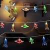 LED String Lights Space Astronaut Battery Operated Fairy Light 2M 10LEDs Rocket Planet Lamp Room Holiday Party Home Room Decoration Gifts For Kids miniinthebox