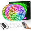LED Strip Lights waterproof 15M 900LEDs 2835 RGB Light Strips Color Changing Rope Lights Flexible Tape Light Kit with 44 Keys Remote Controller amp; 12V 5A Power Supply