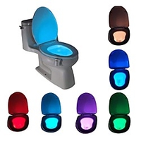 LED Toilet Night Light Motion Activated Motion Sensor with 8-Color Changing Waterproof Washroom for Adult Kid Safety Toilet Seat Light miniinthebox
