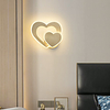 LED Wall Light Bedside Lamp Modern Nordic Gold Heart Design Living Room Bedroom Copper Wall Light 110-120V 220-240V 10 W miniinthebox